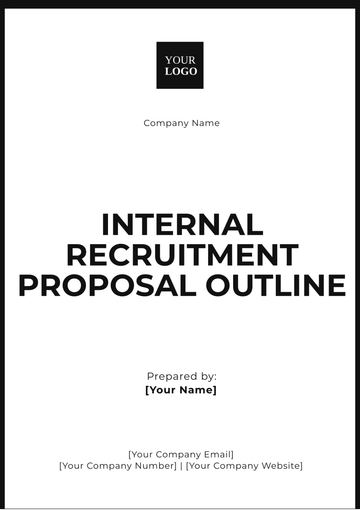 Free Internal Recruitment Proposal Outline Template to Edit Online