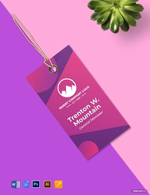 Roadshow Name Tag Template