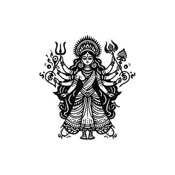 Free Hand-Drawn Durga Clipart to Edit Online Free Hand-Drawn Durga Clipart to Edit Online