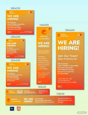 Hiring Ads Template