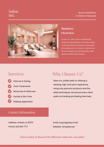 Free Profile Template to Edit Online