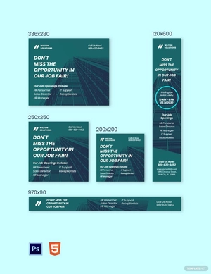 Job Fair Ads Template