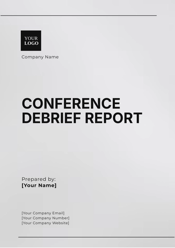 Free Conference Debrief Report Template to Edit Online