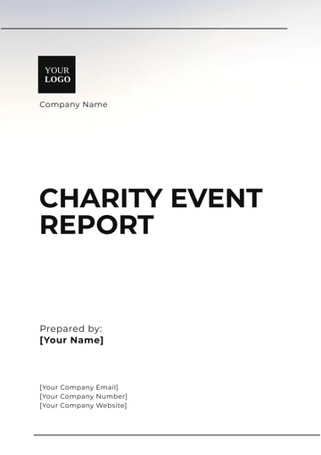 Free Charity Event Report Outline Template to Edit Online