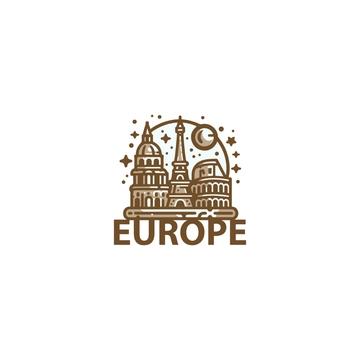 Free Europe Icon Clipart to Edit Online