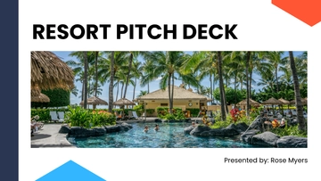 Free Resort Pitch Deck Template to Edit Online