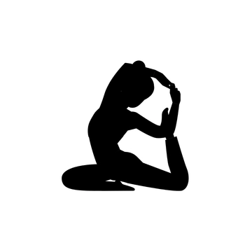 Free Yoga Silhouette Clipart to Edit Online