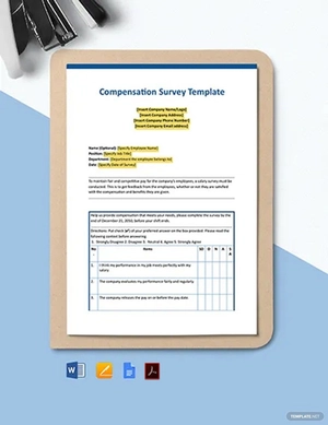 Compensation Survey Template