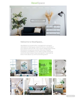 Construction Management WordPress Theme/Template