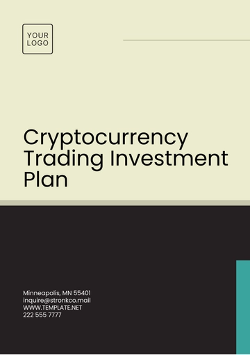 Free Cryptocurrency Trading Investment Plan Template to Edit Online