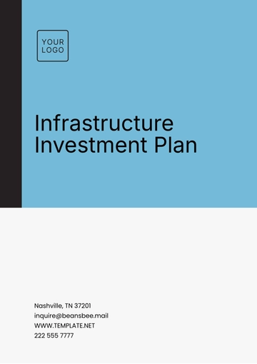 Free Infrastructure Investment Plan Template to Edit Online
