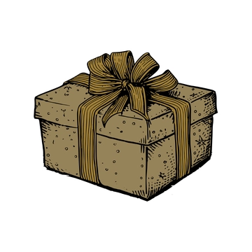 Free Vintage Gift Clipart to Edit Online