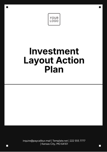 Free Investment Layout Action Plan Template to Edit Online