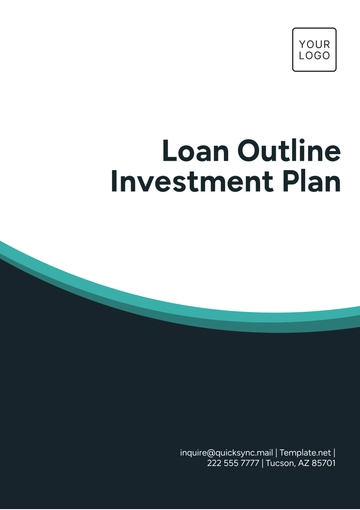 Free Loan Outline Investment Plan Template to Edit Online