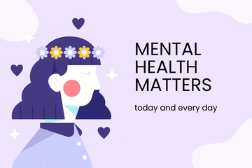 Free World Mental Health Day Slogan Template to Edit Online