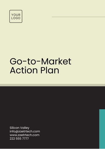 Free Go-to-Market Action Plan Template to Edit Online