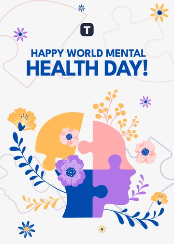 Free World Mental Health Day Template to Edit Online