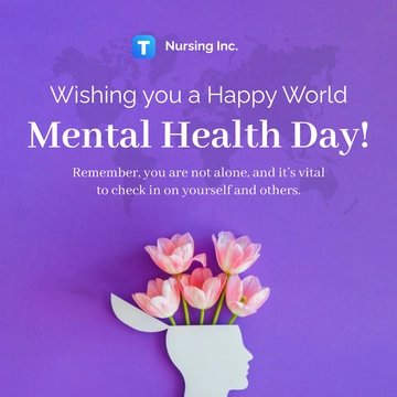 Free Happy World Mental Health Day Template to Edit Online