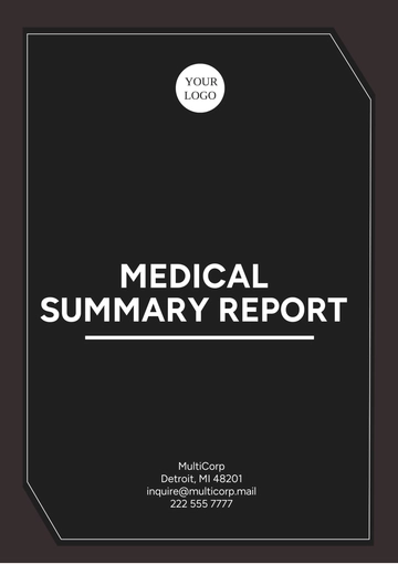 Free Medical Summary Format Report Template to Edit Online