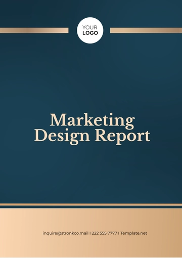 Free Marketing Design  Report Template to Edit Online