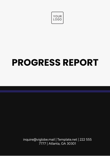 Free Progress Report Template to Edit Online