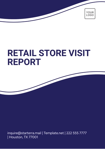 Free Retail Store Visit Report Template to Edit Online