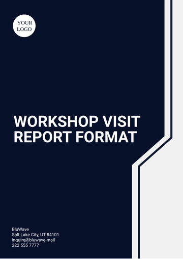 Free Workshop Visit Report Format Template to Edit Online