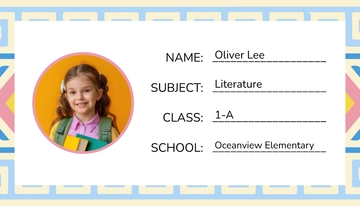 Free Personalized Book Label Template to Edit Online