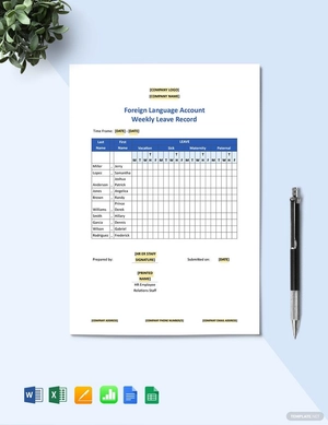 Employee Relations Tracker Template