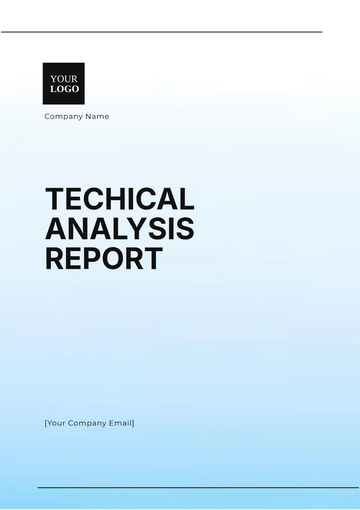 Free Technical Analysis Report Template to Edit Online