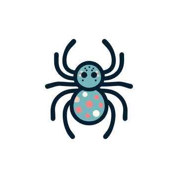 Free Colorful Spider Clipart to Edit Online