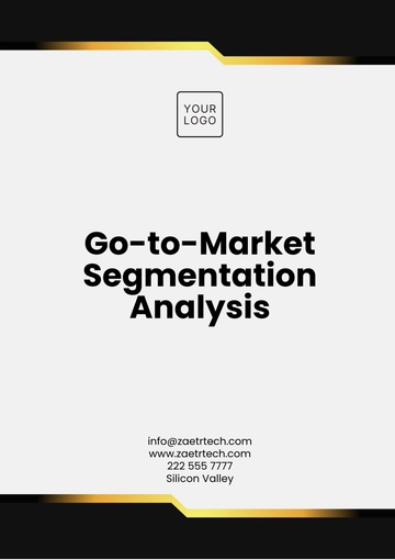 Free Go-to-Market Segmentation Analysis Template to Edit Online