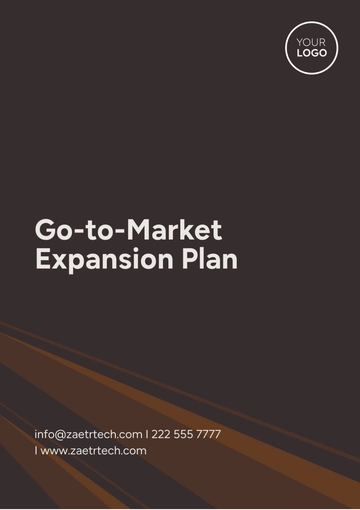 Free Go-to-Market Expansion Plan Template to Edit Online