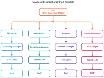 Free Functional Organizational Chart Template to Edit Online
