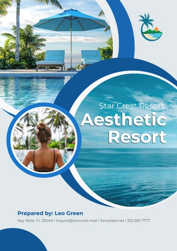 Free Aesthetic Resort Cover Page Template to Edit Online