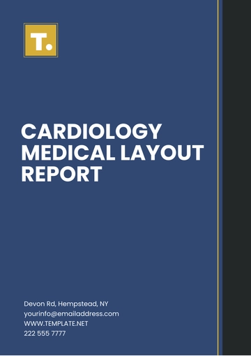 Free Cardiology Medical Layout Report Template to Edit Online