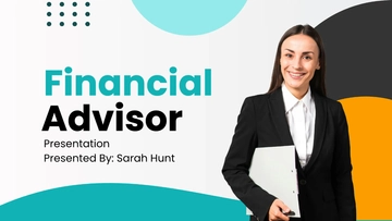 Free Financial Advisor Presentation Template to Edit Online