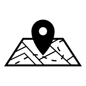 Free Black & White Location Clipart to Edit Online