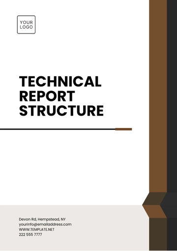 Free Technical Report Structure Template to Edit Online