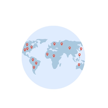 Free Globe Location Clipart to Edit Online