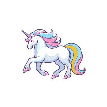 Free Realistic Unicorn Clipart to Edit Online