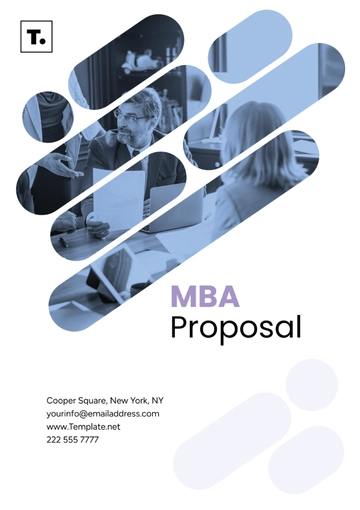Free MBA Proposal Template to Edit Online