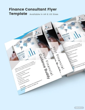 Finance Consultant Flyer Template