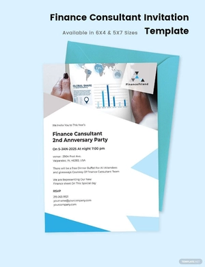 Finance Consultant Invitation Template