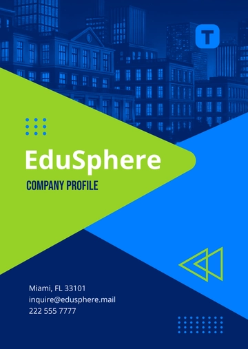 Free Company Profile Template to Edit Online