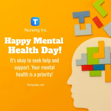 Free Mental Health Day Template to Edit Online