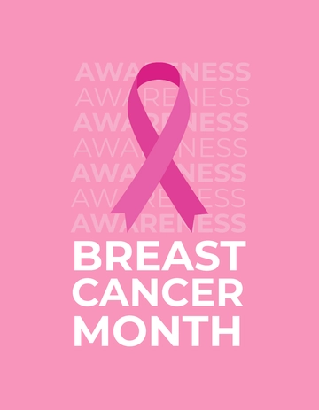 Free Breast Cancer Awareness Month Shirt Template to Edit Online