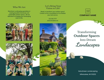 Free Landscaping Brochure Template to Edit Online