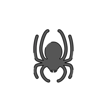 Free Spider Icon Clipart to Edit Online
