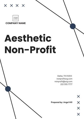 Free Aesthetic Non-Profit Cover Page Template to Edit Online